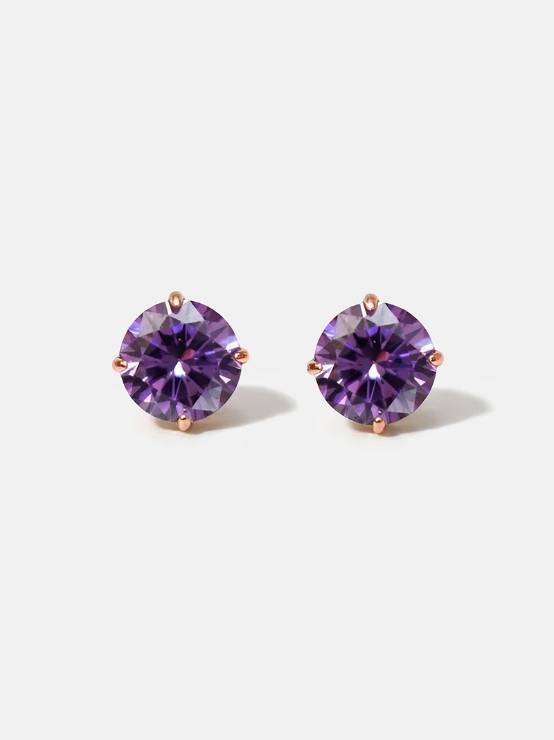 Crystal Delight Purple Stub-Ohrringe