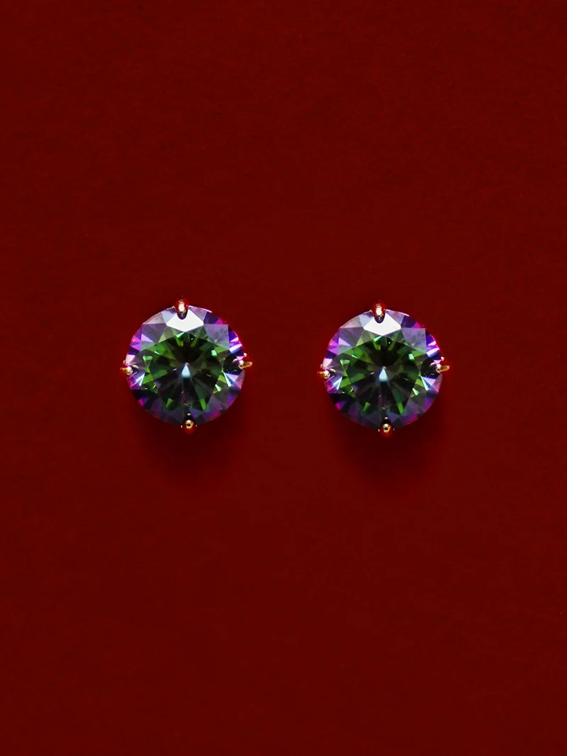 Crystal Delight Aurora Black Stub-Ohrringe