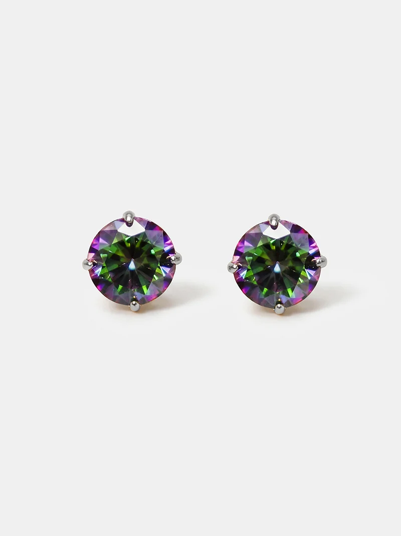 Crystal Delight Aurora Black Stub-Ohrringe