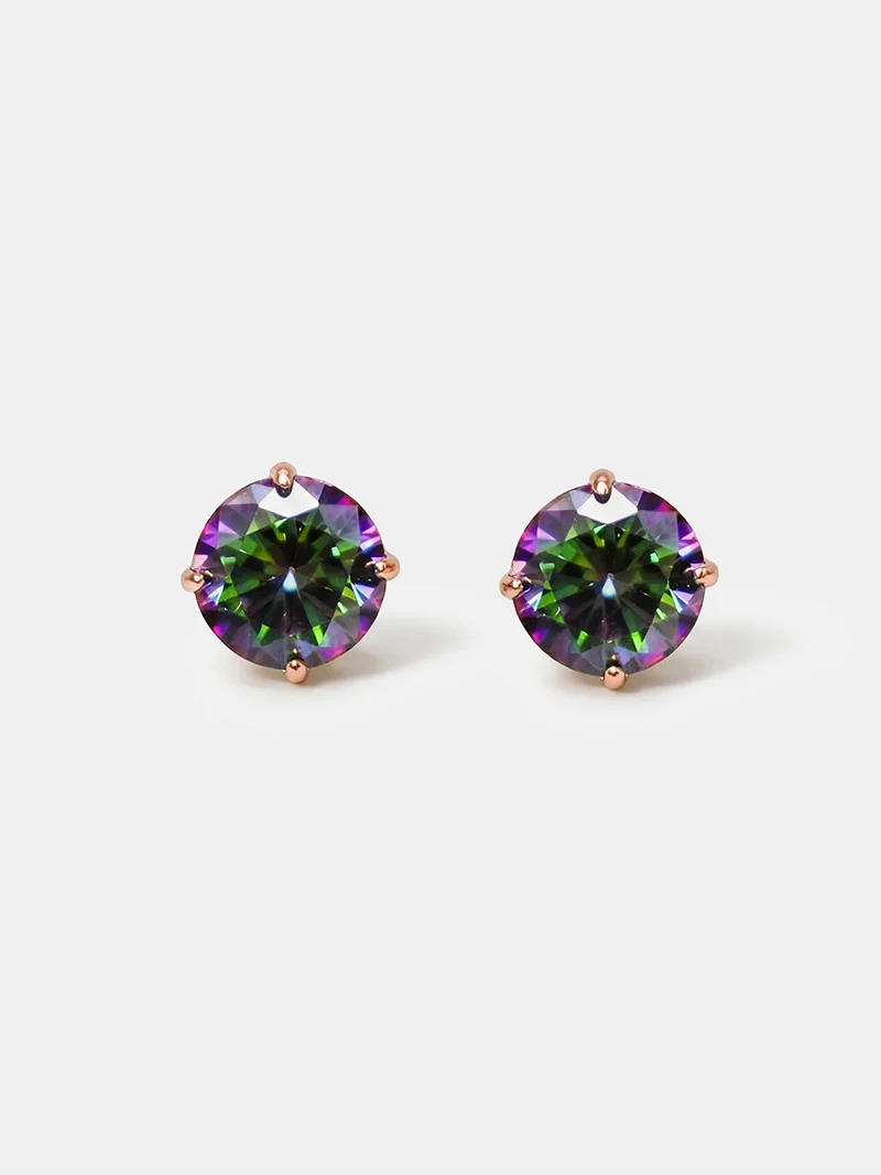 Crystal Delight Aurora Black Stub-Ohrringe