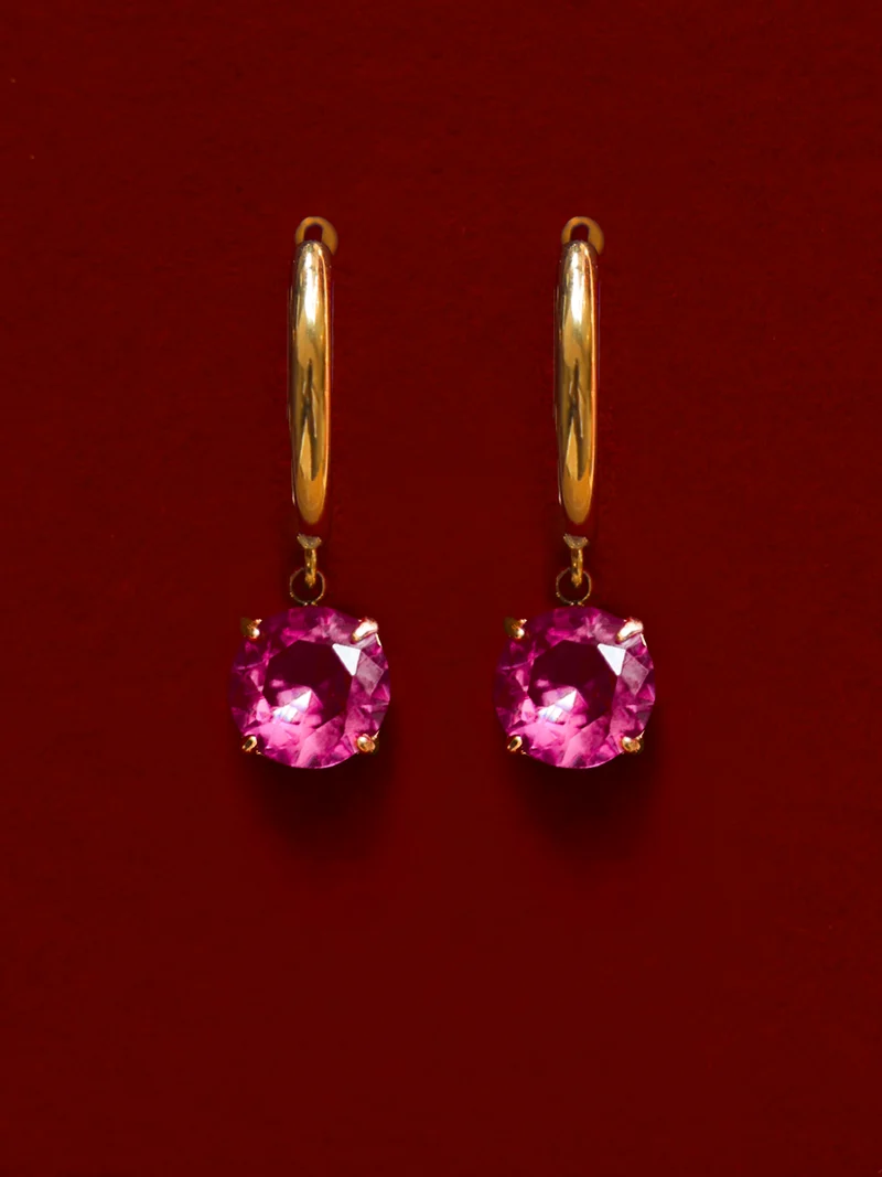 Crystal Delight Ruby Ohrringe