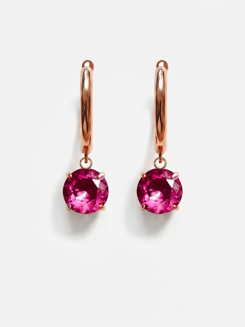 Crystal Delight Ruby Ohrringe