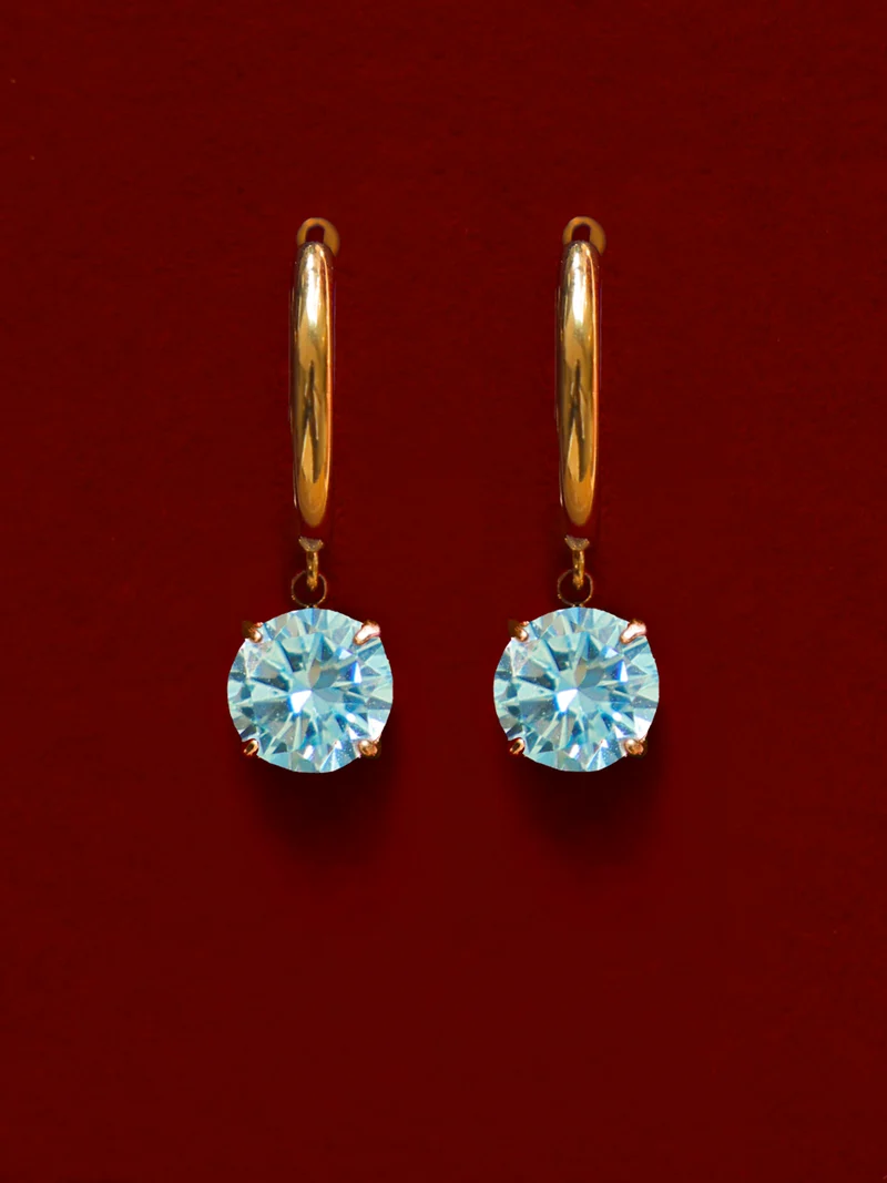Crystal Delight Light Blue Ohrringe