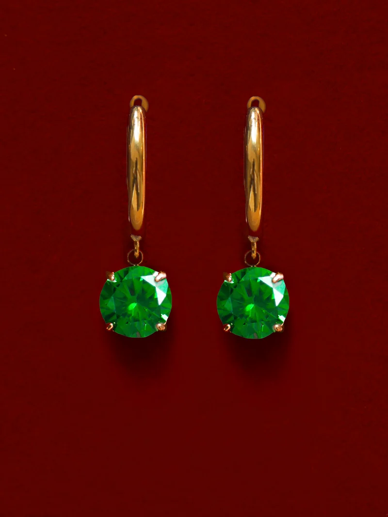 Crystal Delight Green Ohrringe
