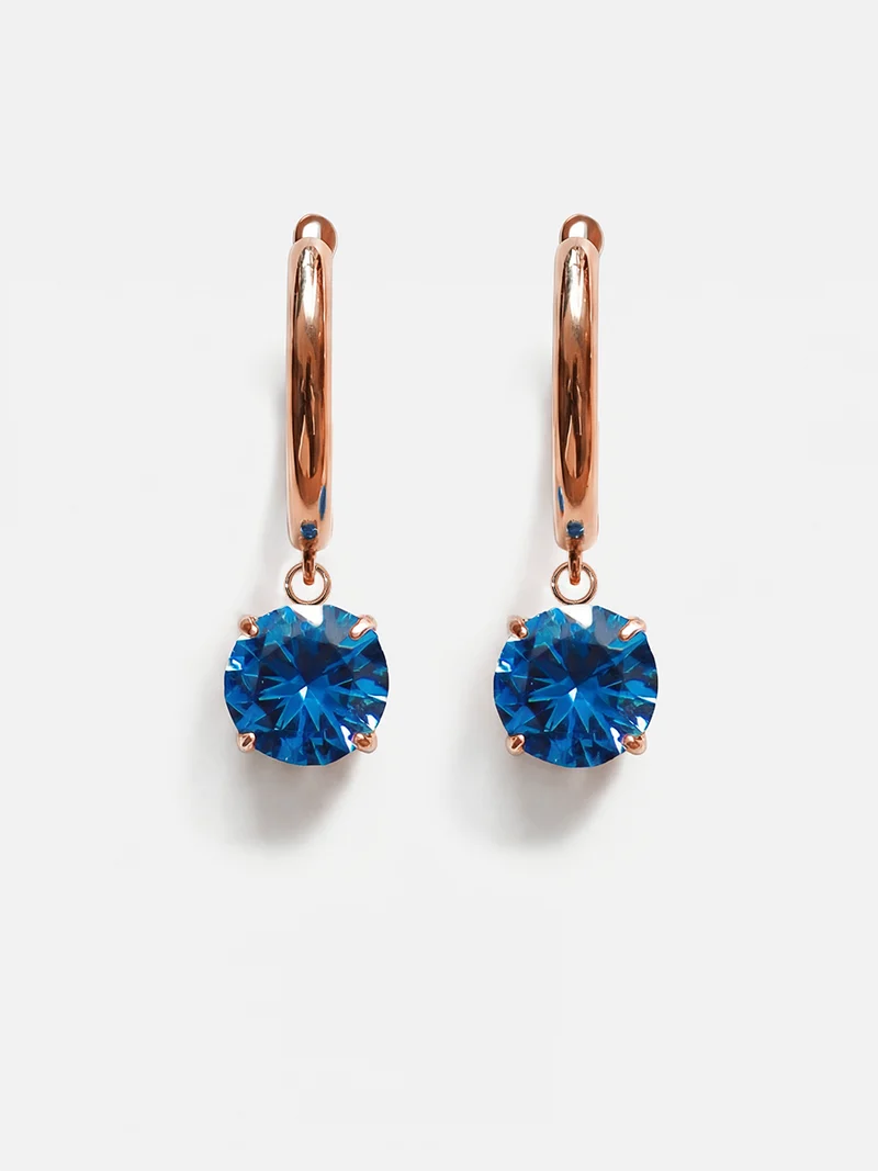 Crystal Delight Dark Blue Ohrringe