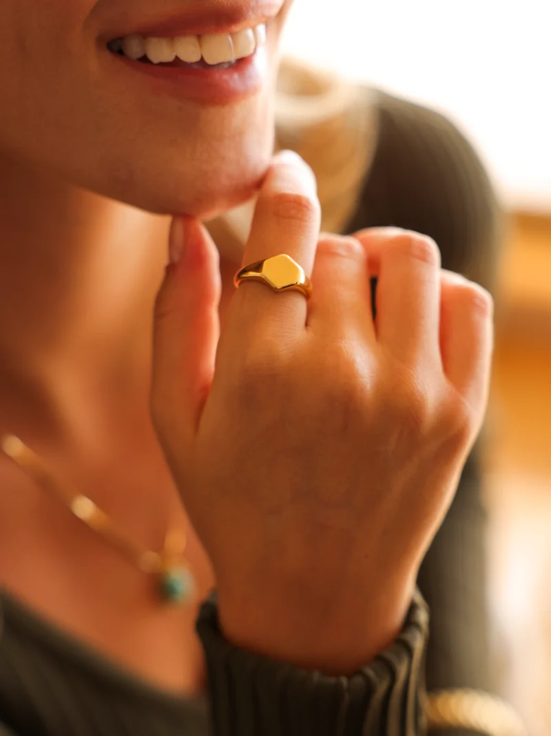 Geometric Shine Ring