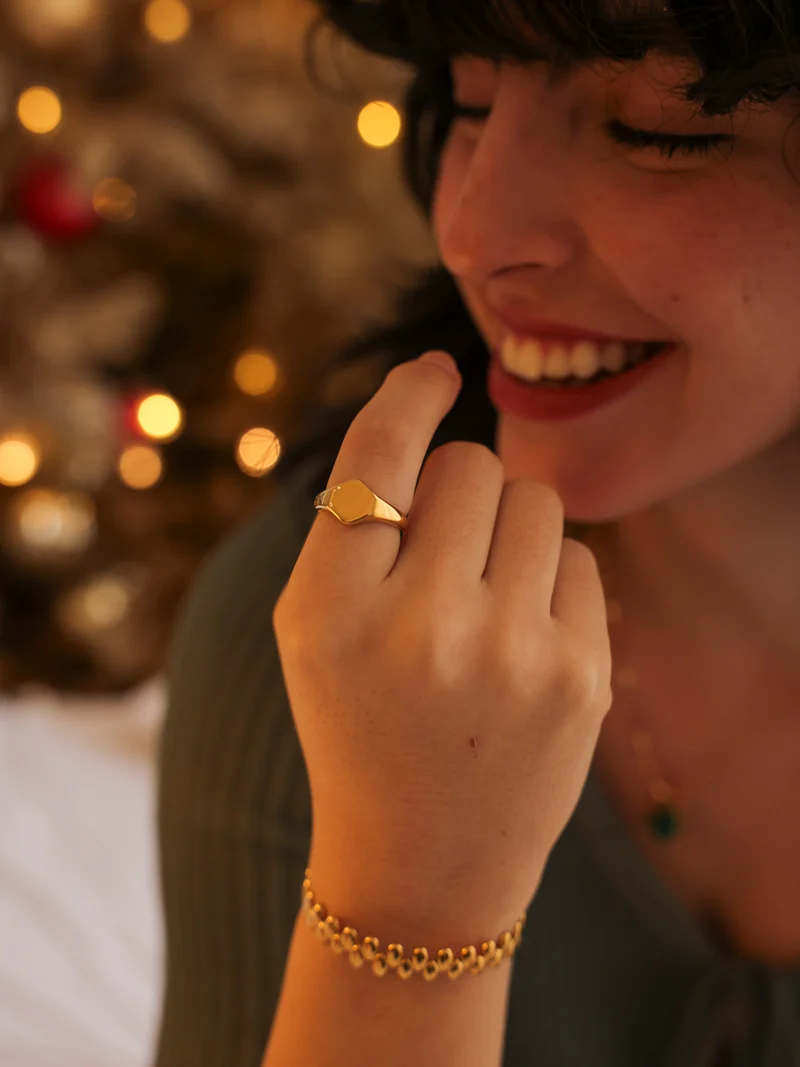 Geometric Shine Ring