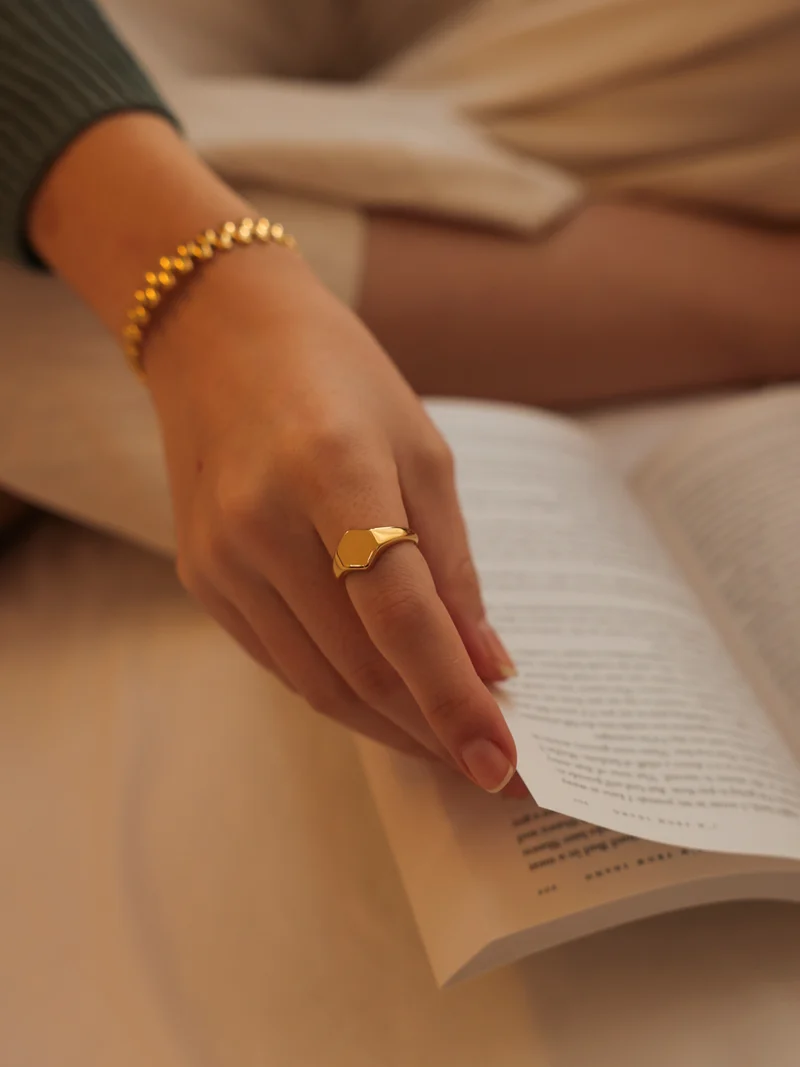 Geometric Shine Ring