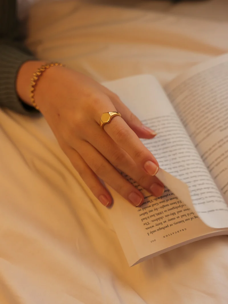 Geometric Shine Ring
