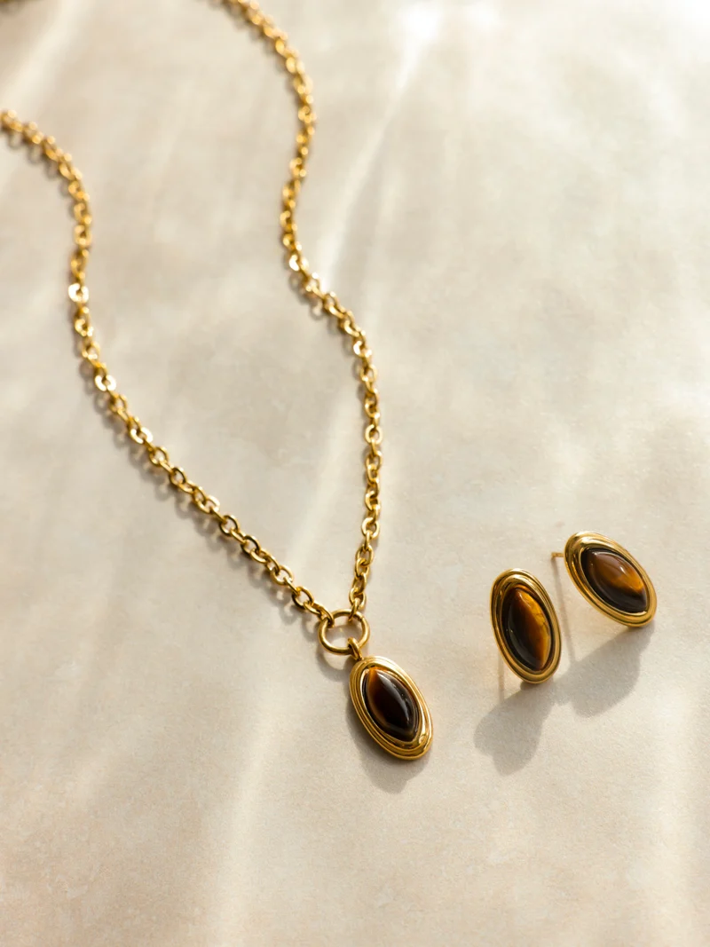 Classic Tiger's Eye Set