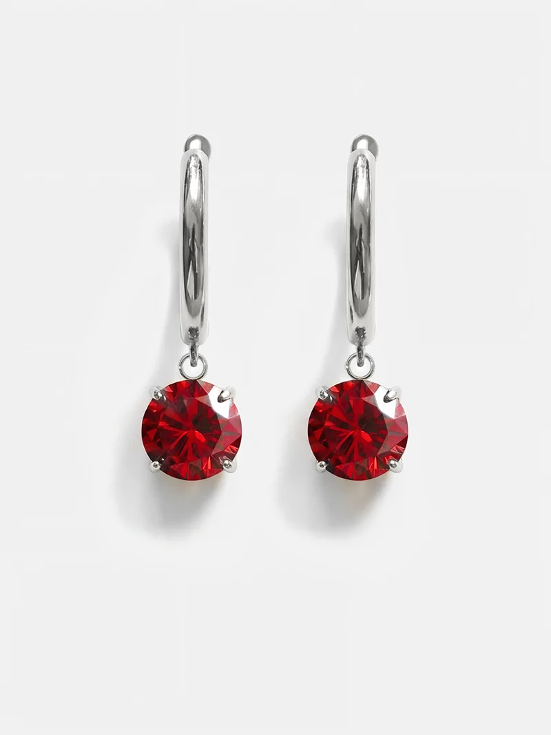 Crystal Delight Dark Red Ohrringe