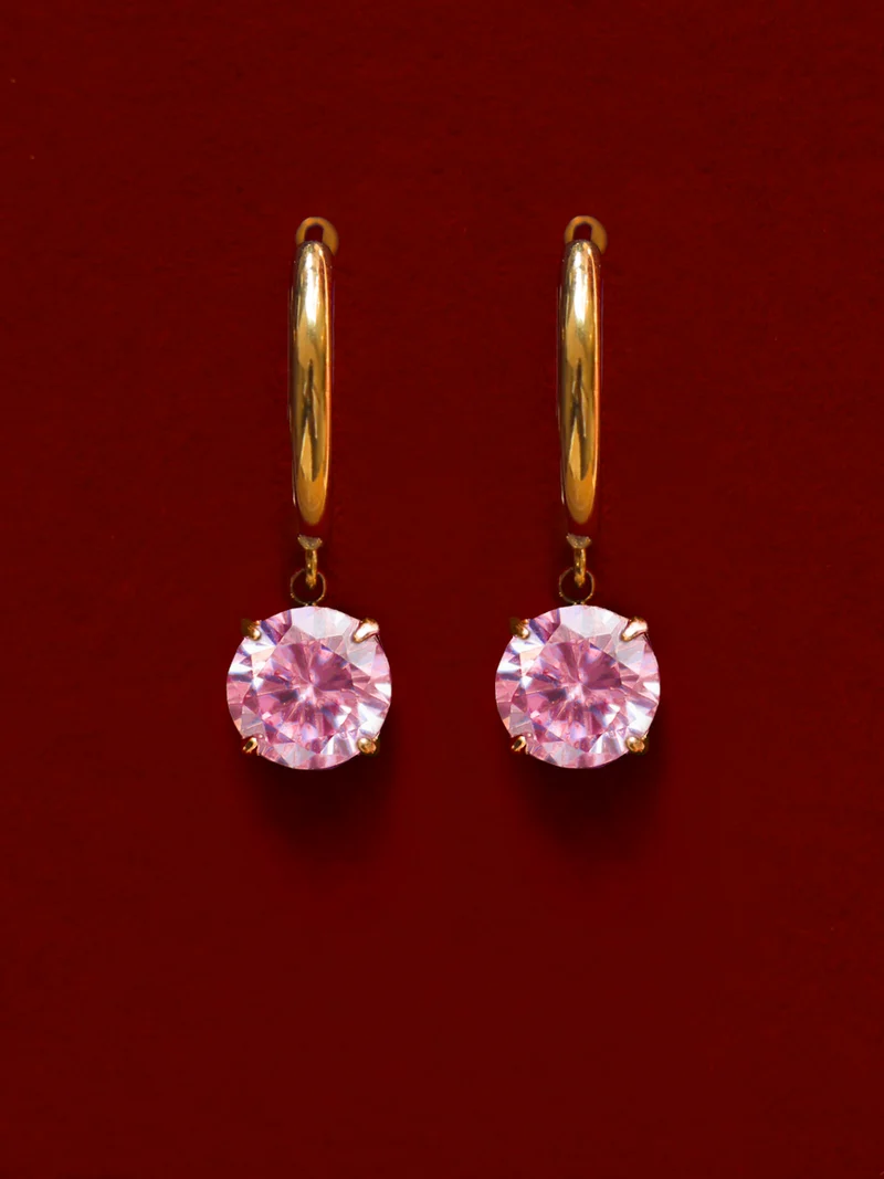 Crystal Delight Pink Ohrringe