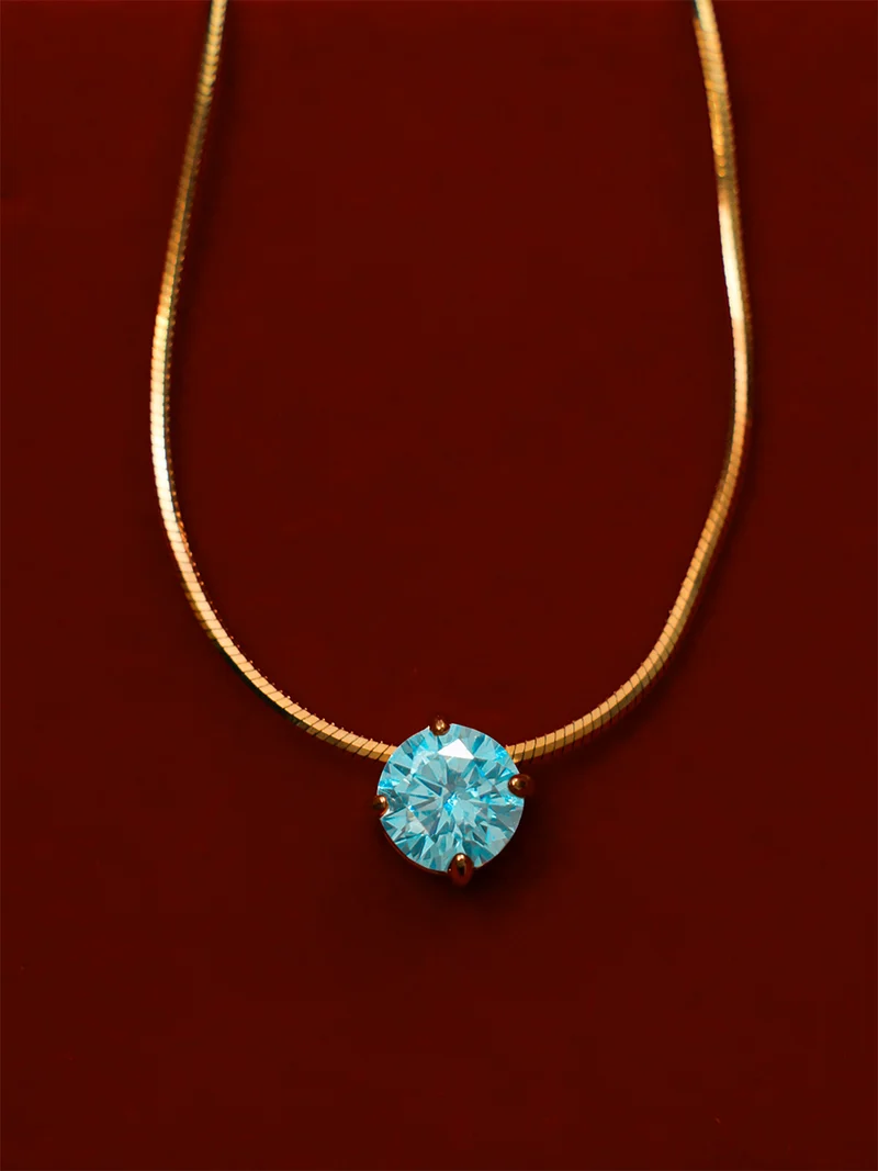 Crystal Delight Light Blue Kette