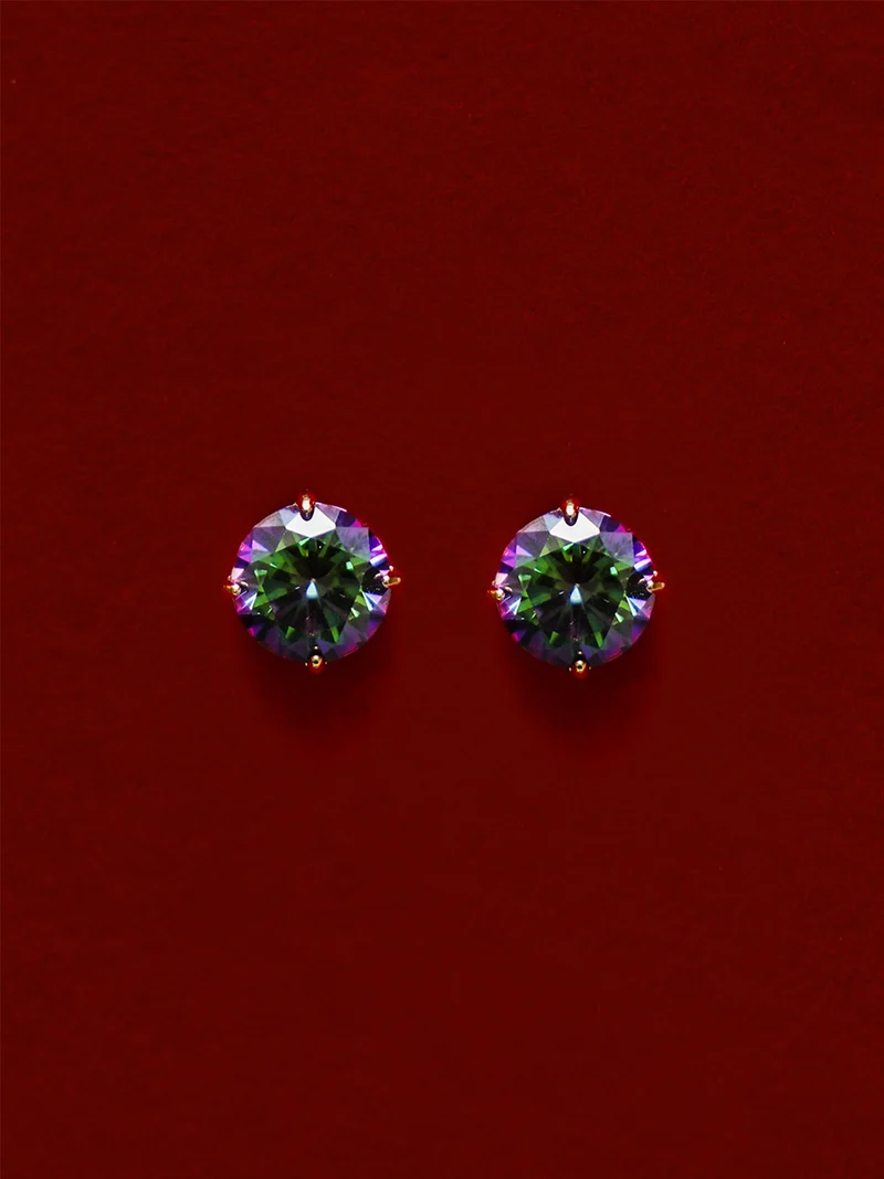 Crystal Delight Aurora Black Small Stub-Ohrringe