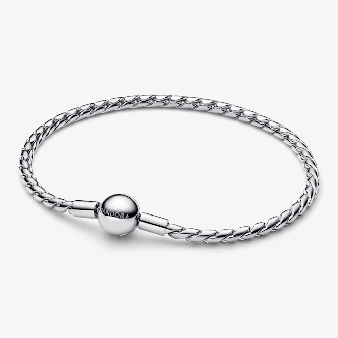 Moments Round Clasp Wing Chain Bracelet, 18cm
