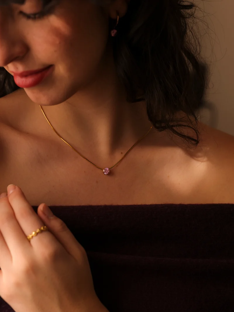 Crystal Delight Pink Kette
