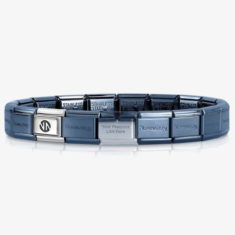 Midnight Blue Charm Bracelet