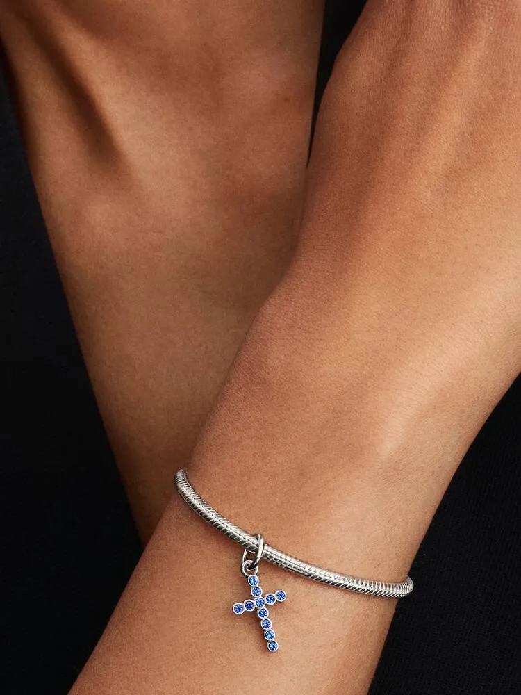 ME Blue Cross Dangle Charms