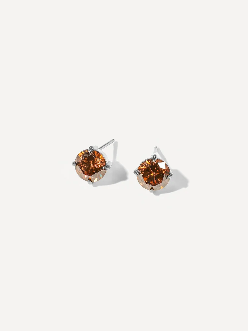 Crystal Delight Coffee Stub-Ohrringe
