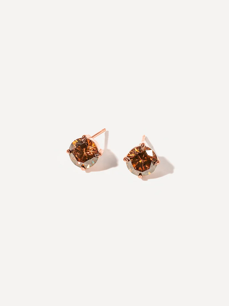 Crystal Delight Coffee Stub-Ohrringe