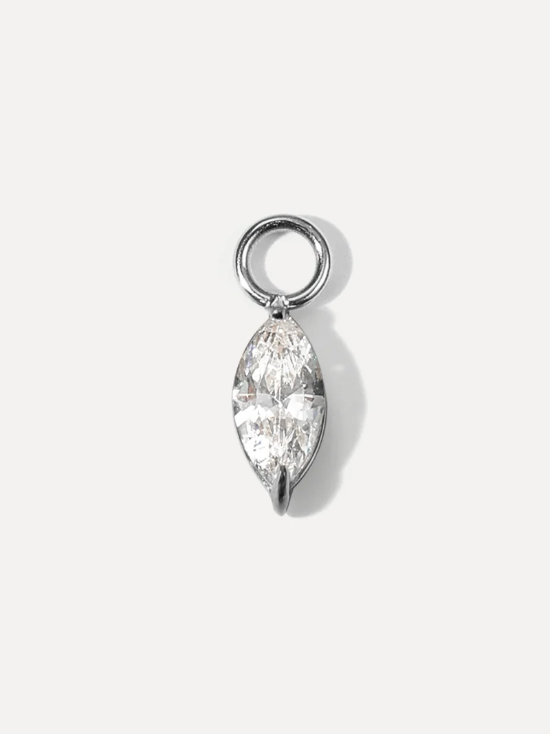 4x8mm Crystal Chic Medium Ohrring-Charm