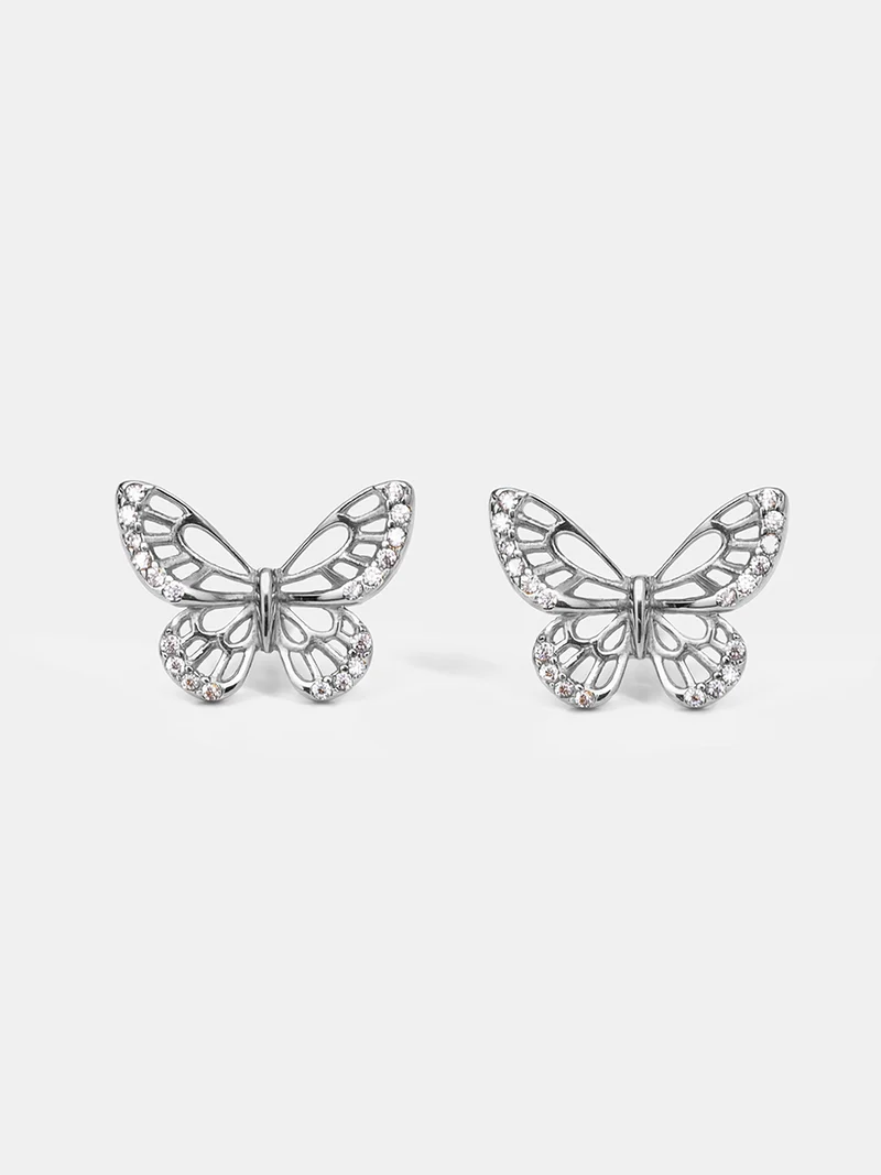 Glittering Butterfly Ohrringe