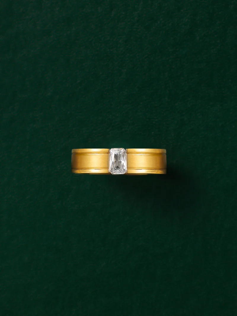 Refined Sparkle Ring