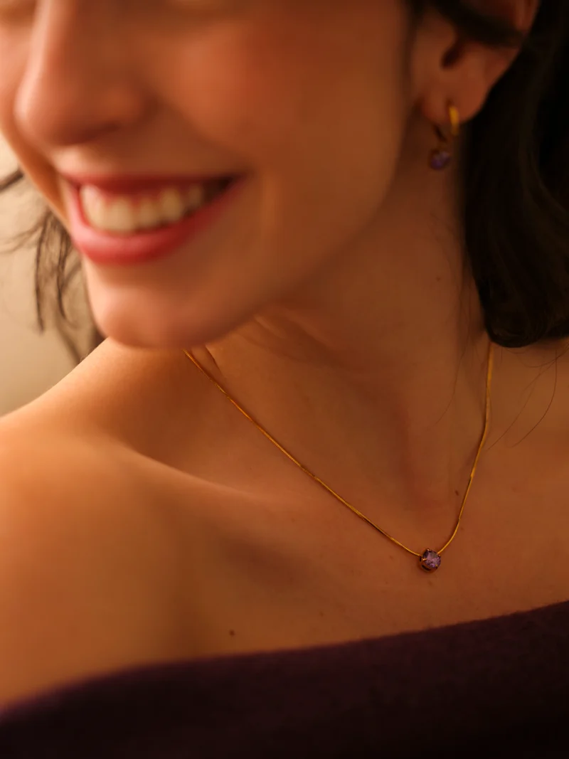 Crystal Delight Purple Kette