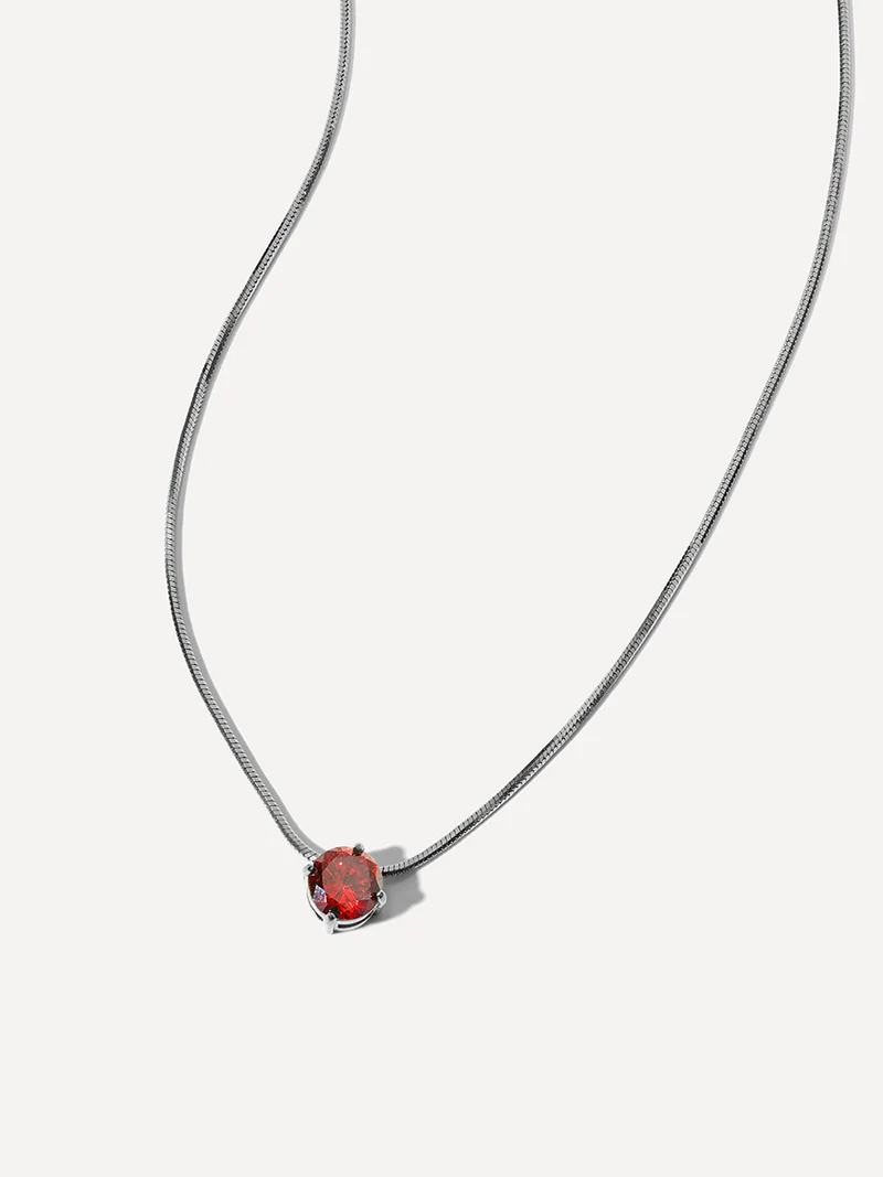 Crystal Delight Dark Red Kette