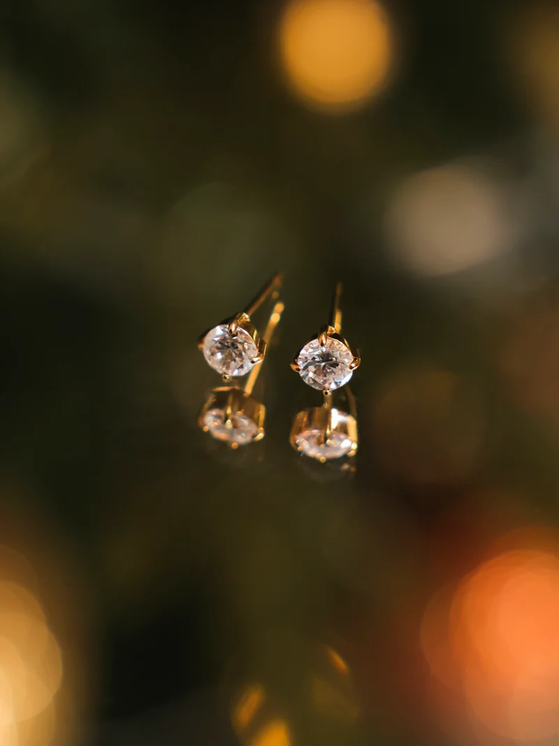 Crystal Delight Pure Small Stub-Ohrringe