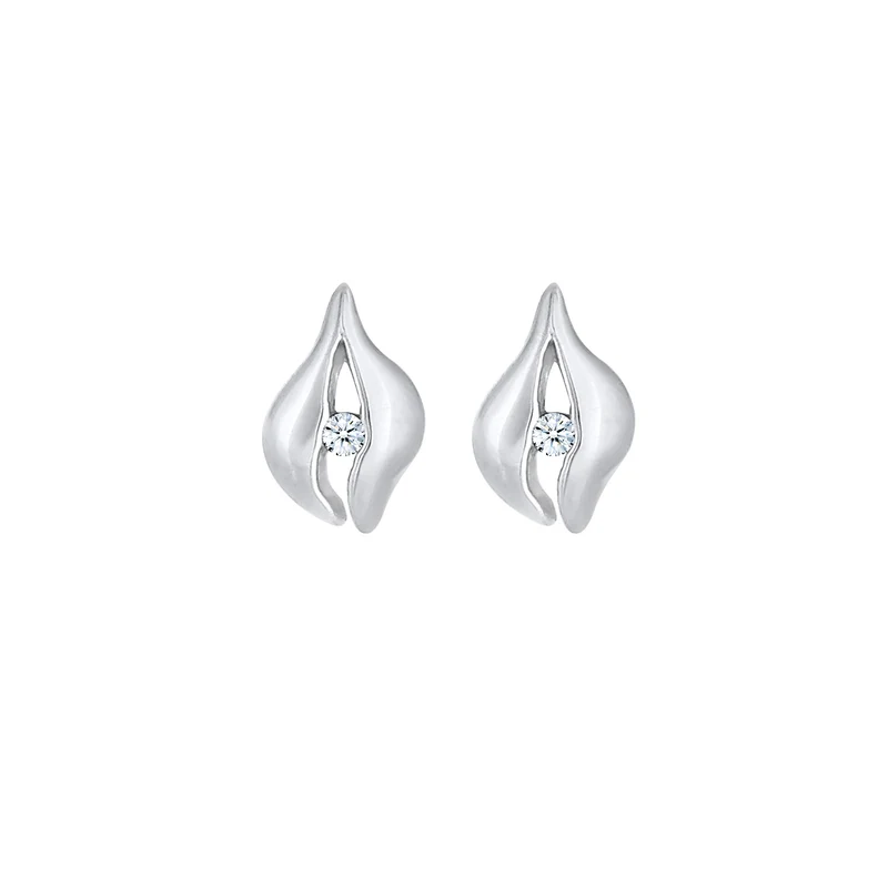Ohrstecker Tropfen | Diamant ( Weiß, 0,03 ct )