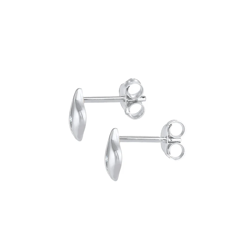 Ohrstecker Tropfen | Diamant ( Weiß, 0,03 ct )