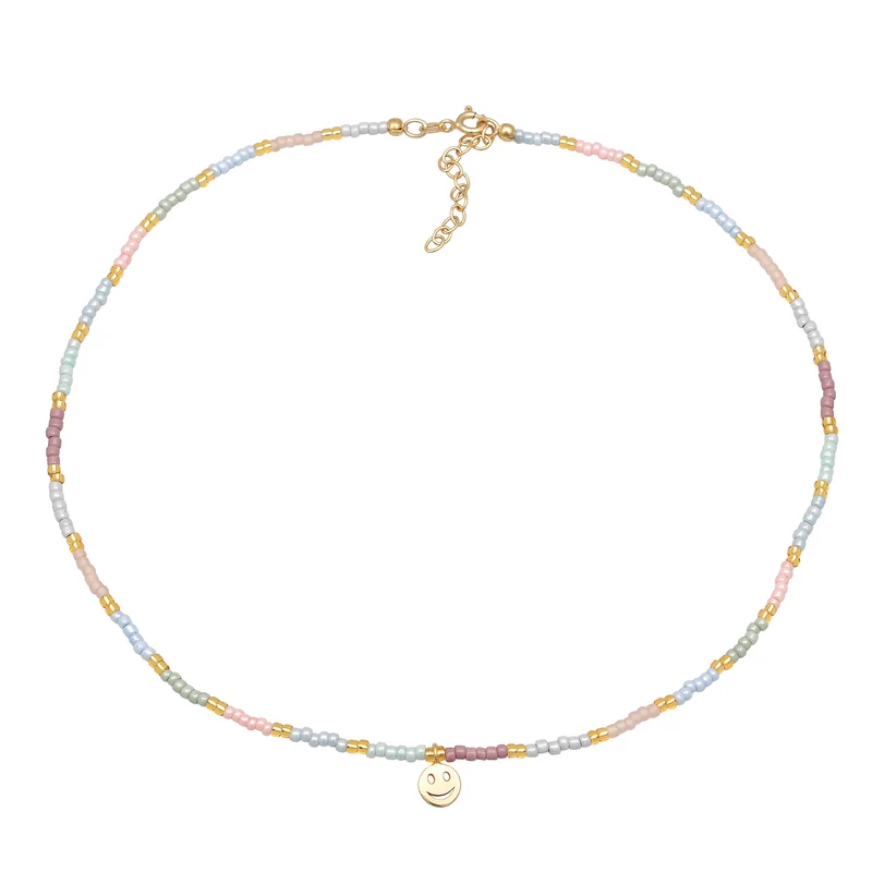 Halskette mit Smiling Face Beads