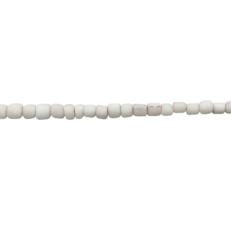 Choker Glasperlen Weiß