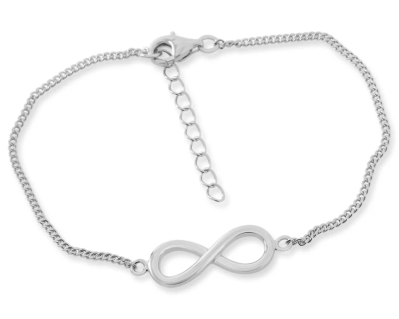 INFINITY ARMBAND SILBER UNENDLICHKEITSZEICHEN SILBERARMBAND
