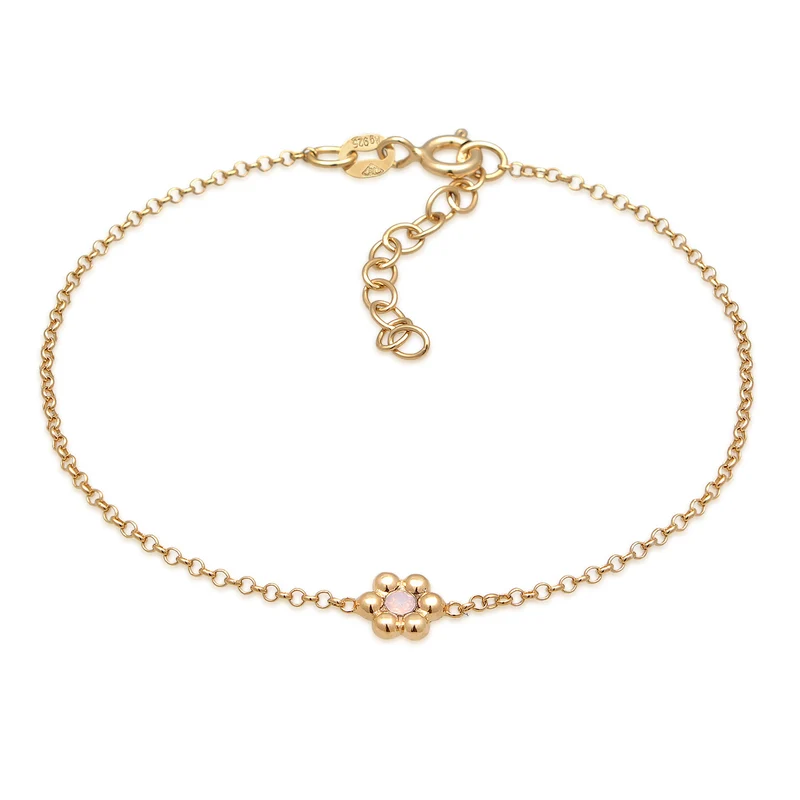 Armband Blüte | Kristall (Rosa)