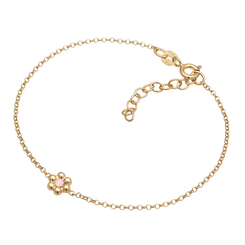 Armband Blüte | Kristall (Rosa)