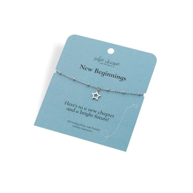 Silver Whisper New Beginnings Bracelet