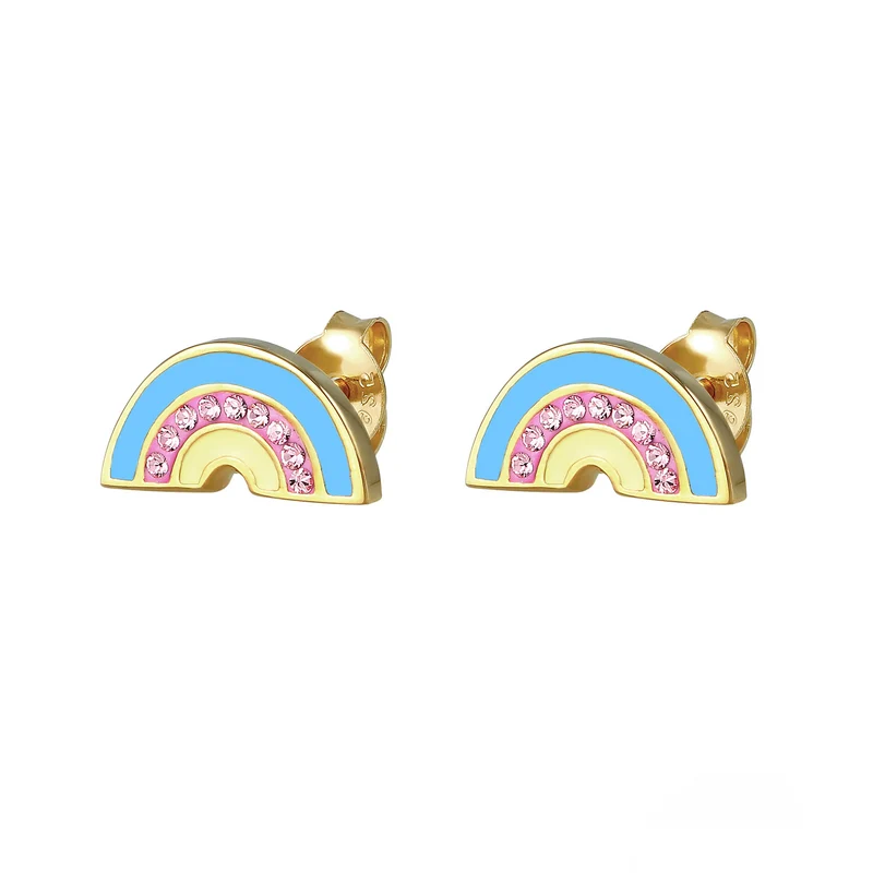 Ohrring Regenbogen | Kristall ( Rosa )
