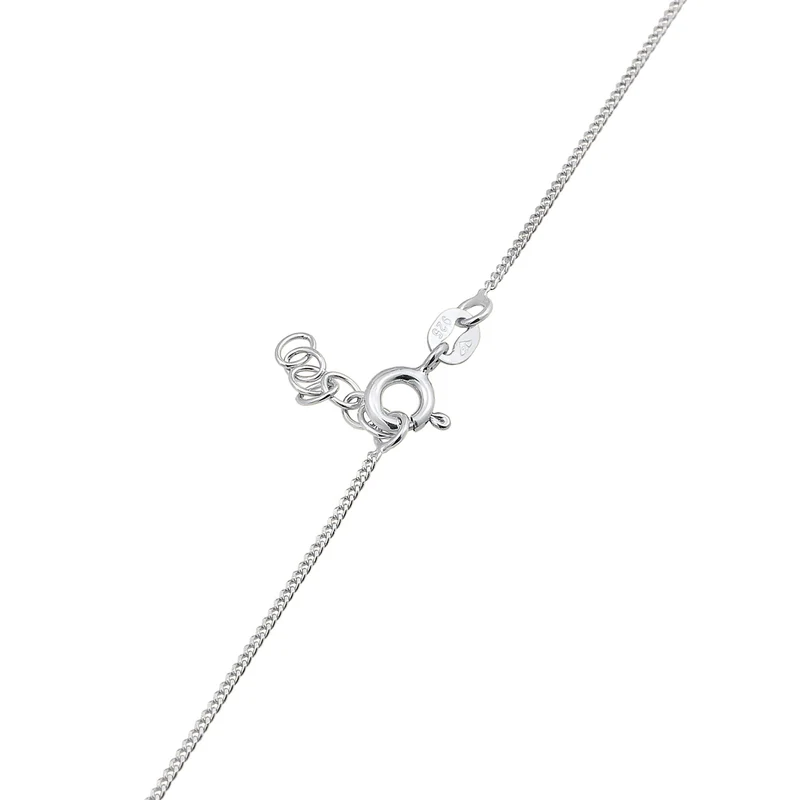 Halskette Krone | Mit Kristallen von Swarovski® (Weiß) & Emaille