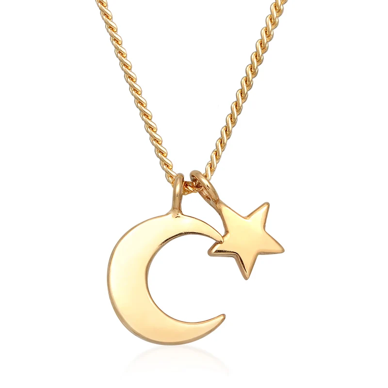 Halskette Mond Stern