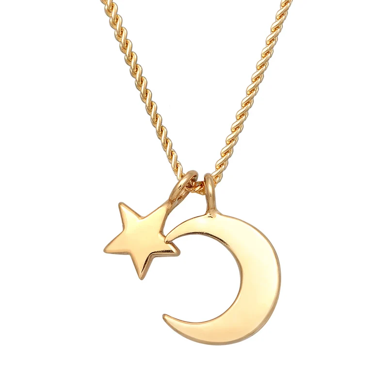 Halskette Mond Stern