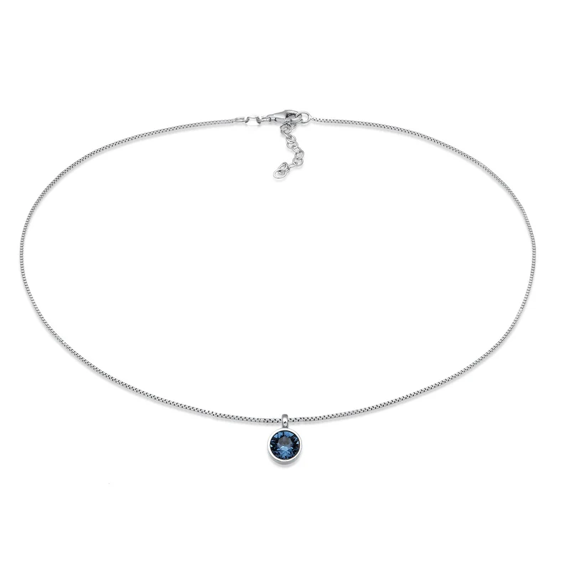 Choker Solitär | Mit Kristallen von Swarovski® (Weiß)