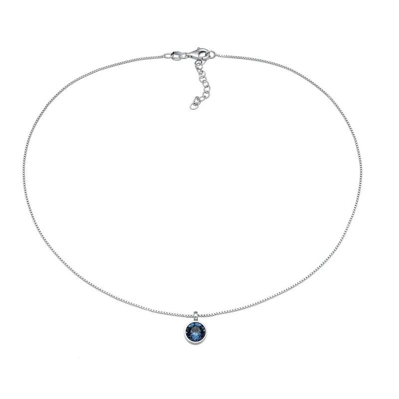 Choker Solitär | Mit Kristallen von Swarovski® (Weiß)