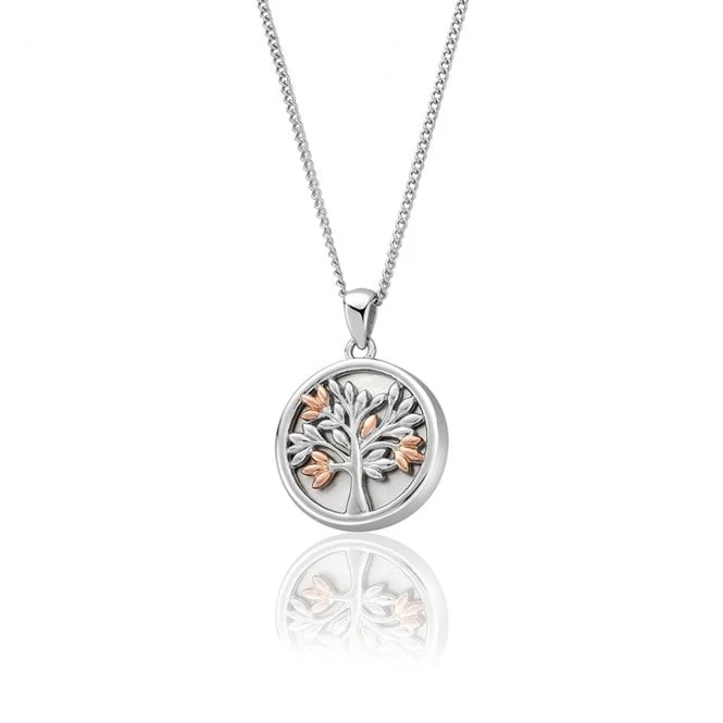 Tree of Life Silver Pendant with Mother of Pearl