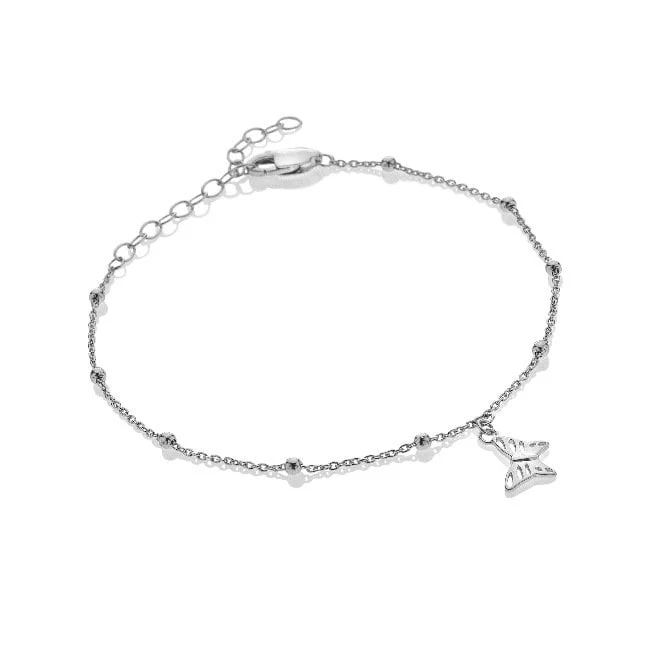 Silver Whisper Brave Bracelet