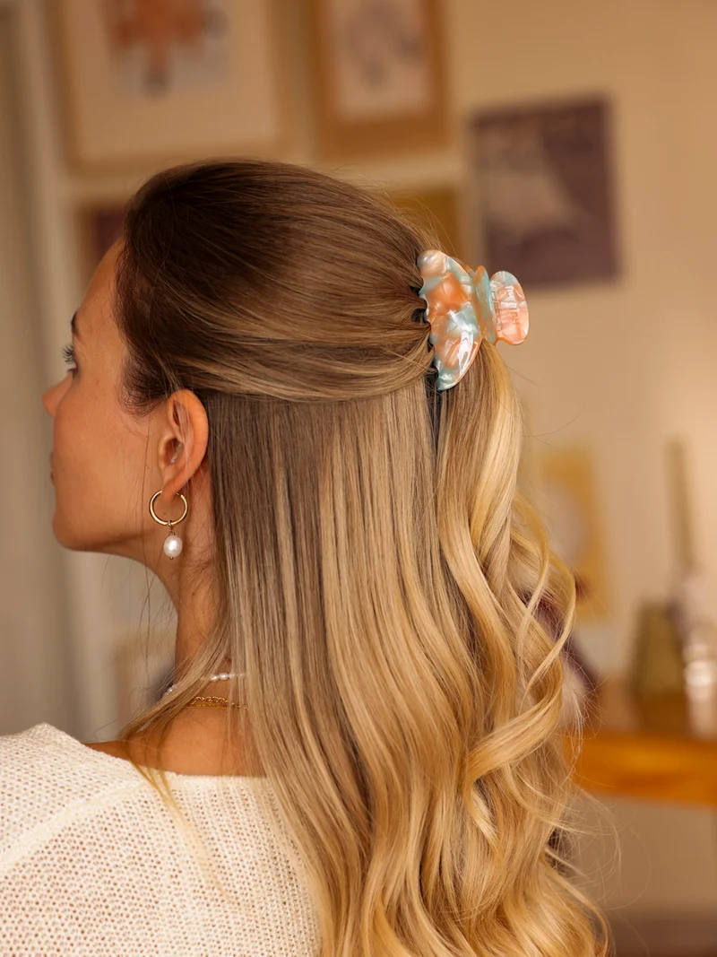 Dreamy Vibe Haarklammer Peach Blue