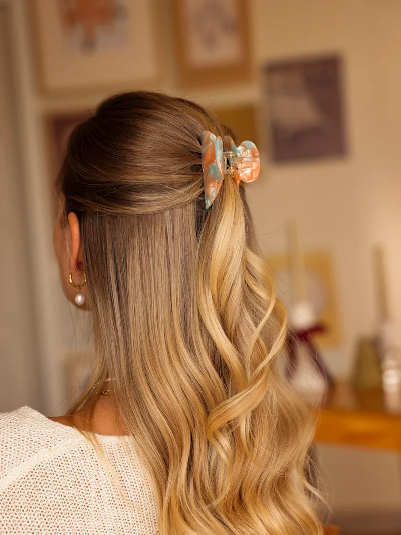 Dreamy Vibe Haarklammer Peach Blue