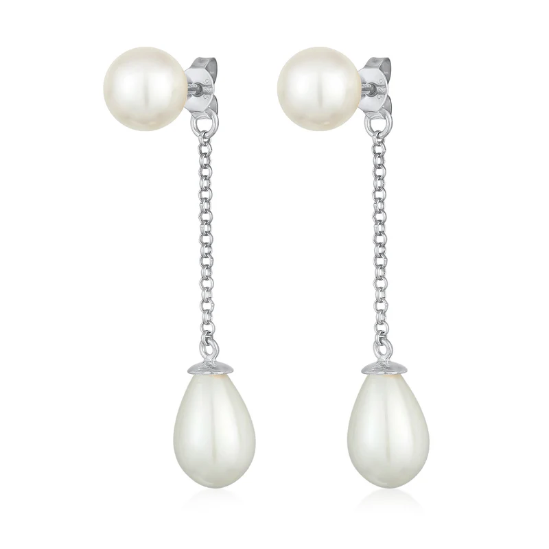 Earjacket | Muschelkernperlen