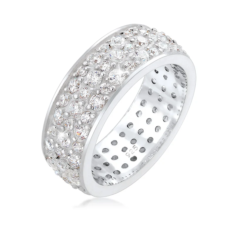 Bandring | Zirkonia ( Weiß )